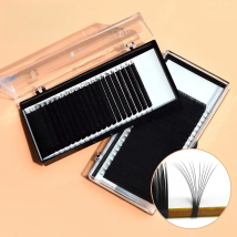 H&L SINCE 1990 20Rows Faux Individual Lashes Maquiagem Cilios for Professionals Black Soft Eyelash Extension Thin Tape