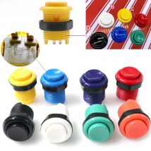 10PCS New Arcade Happ Stype Buttons 28mm Concave Round Shape for DIY MAME JAMMA PC arcade game
