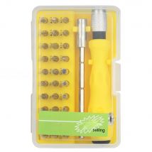 32 In 1 Screwdriver Kit Set Magnetic Bits For Mobile Phone Computer Electronic Repair Hand Tools Set Product With Extension Rod