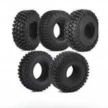 4PCS 1.9 inch Rubber Rocks Tyres Wheel Tires 100mm 105mm 115mm 120mm for 1:10 RC Rock Crawler SCX10 90046 D90 TF2 Traxxas TRX-4