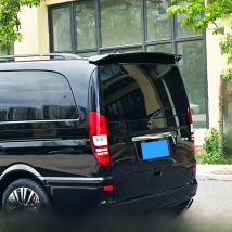 For Mercedes-Benz VITO VIANO W639 2003-2015 Rear Roof Trunk Lid Spoiler Wings Car Black Carbon Exterior Tuning Accessories Part