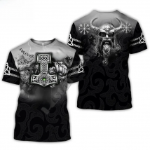 Brand clothing Mjolnir Odin Tattoo Print 3D t shirt Men tshirt Summer Funny T-Shirt Short Sleeve O-neck Tops Drop Shipping