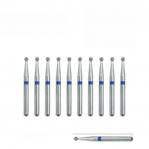 10pcs/set Dental Diamond FG High Speed Burs for Polishing Smoothing Ball Round Type Dental Burs BR-46