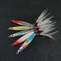 OUTKIT 1 Pcs Long Casting Metal Lure Fishing Spoon 7-21g Sea Fishing Hard Lure Bait Spoon Fishing Tackle Metal Jigging Lures