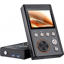 64GB HiFi MP3 player, high-resolution DAC with DSD high-resolution digital audio tape, supports expansion up to 256GB
