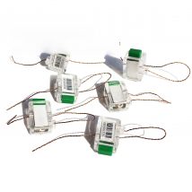 100pcs barcode Rectangle Plastic Meter Seal prevention of burglary Manufacturer Quality Seals , Gas Seals , High Security Lock