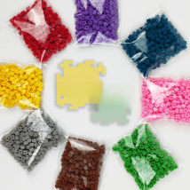 200pcs 6*6mm Micro Diamond Building Blocks 3D Pixel Blocks Puzzle DIY Puzzle Children's Toy Educational For Kids Gifts