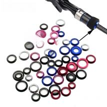 Exceepand Aluminum Winding Check Decorating Ring Trim Adapter for Fishing Rod Building Repair Maintainence Parts