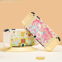 GeekShare Protective Case Kawaii Cartoon Design Split Cover Protective Shell For Switch Oled NS Console Accessories