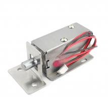 Small electric bolt lock DC12V magnetic lock access control electronic lock concealed cabinet lock normally closed electric lock