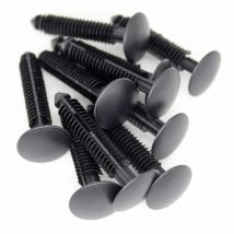 10Pcs Car Black Rocker Molding Clip Retainer Fastener Fit for Ford Mustang 2005 2006 2007 2008 2009 2010 2011 2012 W710532-S300