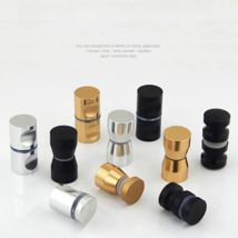 Aluminum alloy single hole glass door handle wine cabinet handle glass door handle shower door handle