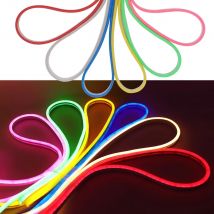 DC 12V LED Neon Strip Rope Lights Neon IP67 Waterproof  6X12mm Flexible Light 2835 120LED/m DIY Diode Tape Blue/Green/Red/Yellow