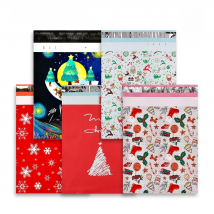Christmas Envelope 10PCS 10x13" 25x33cm Packaging Envelopes with Self Seal Courier Storage Bags Clothes Mailers Packaging Bags