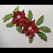 New Maple leaves with Christmas flowers Metal Cutting Dies Decorative DIY Scrapbooking Steel Craft Die Cut Embossing Paper