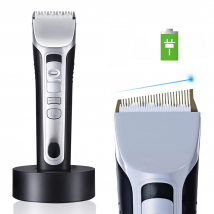 Professional Hair Clipper Titanium Ceramic Blade Hair Trimmer LCD Display Strong Power Salon Barber Hair Cutting Machine For Men