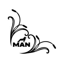 For MAN Truck Window Sticker Decal Lion Silhouette Waterproof Vinyl Art Decals Decor