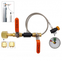 Refill Charger Soda Water Maker Carbon Dioxide Cylinder Filling Adapter Tank Canister From W21.8-14 CGA320 DIN477 for Sodastream