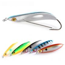 1 Pc Proleurre Anti Grass Hooks Fishing Spoon Lure 8cm 20g Artificial Bait Curved VIB Wobbler All Water Crankbait Fishing Tackle