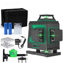 Laser Level 12 Lines 3D Self-Leveling 360 Horizontal And Vertical Cross Super Powerful Green