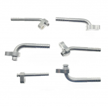 Hose joint for automobile air conditioner,Air cooling joint,R134 fitting with Plate,Air cooling Fitting with Plate