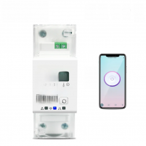 Tuya Single Phase 65A Din Rail WIFI Smart Energy Meter timer Power Consumption Monitor kWh Meter Wattmeter 110V 220V 50/60Hz