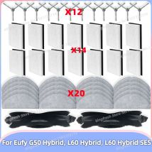 Fit For Eufy G50 Hybrid, L60 Hybrid / L60 Hybrid SES Vacuum Parts Roller Side Brush Hepa Filter Mop Cloth Dust Bag Accessories