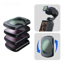 TELESIN Adjustable CPL ND 16/64/256 Filters Set for DJI OSMO Pocket 3 Accessories Magnetic High-Transparent Corning Glass Filter
