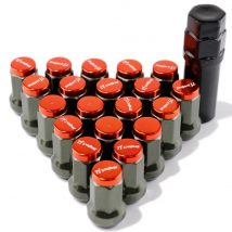 20pcs/set 33mm Project MU Racing Composite SPEC Steel Car Wheel Rims Lug Nuts M12x1.5/1.25