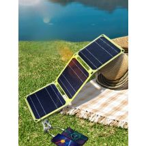USB+PD solar power bank 5v/9v/12v Photovoltaic panel outdoor camping Portable cell phone charge panels 25w For RV travel Fishing