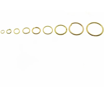 3 4 5 6 8 10 12 14 16 mm Silver Gold Jump Rings Single Loops Open Jump Rings & Split Rings Connectors for DIY Jewelry Finding