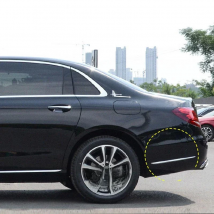 For Mercedes Benz E Class W213 E200l 300l 2016-2019 ABS Side Molding Decorative Strips Trim Sticker  Car Accessories AMG 2pcs