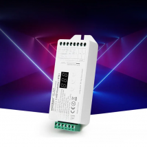DT8 DALI 5 IN 1 LED Strip Controller Digital display dimmer single color/RGB/RGBW/RGB+CCT output mode 12~24V Compatible DL-POW1