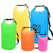 PVC Waterproof Bag Outdoor Diving Compression Storage Waterproof Bag Dry Bag For Man Women Swimming Rafting Kayak 2L 5L 10L 20L