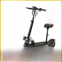800W Powerful Electric Scooter 48V 15Ah Max Speed 50km/h 50km Range 10'' Tires Dual Shock Absorbing Folding EScooter for Adults