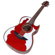 40Inch 38inch high glossy electric acoustic guitar 10 string folk guitar sharpe angle design with EQ