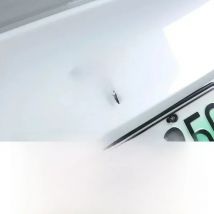 For Tesla Model 3 Mode Y Zinc Alloy Car Front Hood Logo Sticker Styling Auto Body Rear Trunk Emblem with Radian Accessories