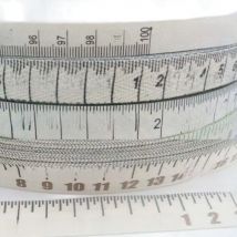 CR0007  Width 12MM/15MM/20MM Printed 20cm&100cm Ruler 100% Cotton Ribbon 30 Meter Gift Craft Accessories