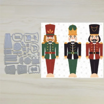 Christmas Soldier Boy Metal Cut Dies Stencils for Scrapbooking Stamp/Photo Album Decorative Embossing DIY Paper Cards
