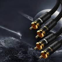TODN HIFI1 Pair silver plated occ Stereo RCA Cable High-performance Premium Hi-Fi Audio cable 2RCA to 2RCA Interconnect Cable