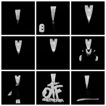 Hip Hop Men Women Iced Out Cuban Link Chains Letter Necklace Bling Cuban CZ Stainless steel Rope Chain Necklace Fashion Jewelry