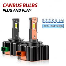 2PCS 30000LM D1S D3S Scheinwerfer D2S D2R D4S D4R D5S LED Canbus Lampen Auto Led-leuchten Birne Für auto Lichter 6000K Plug & Play