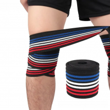 1Pcs 180cm Elastic Bandages Crossfit Fitness Pressurized Straps Gym Weight Lifting Squats Leg Knee Compression Training Wraps