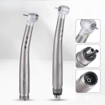 JOYDENTAL Dental High Speed Handpiece LED Integrate E-generator Ceramic Bearing Standard Head Push Button 4 Water Spray 2/4 Hole