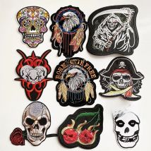 big Wilderness Patch Iron On Patches Embroidery Patch For Clothing  Stickers Badge Patches For Clothes Jacket Applique DIY