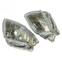 WAASE Motorcycle Front Turn Signals Blinker Indicator Winkers Light Housing Lenses For Honda CBR1100XX 1999 2000 2001 2002-2006