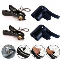 Multi-use Inflator Pump Nozzle/Clips FV AV Valve Connector Head Valve Bicycle Tire Tyre Air Pump Bike Cycling Outdoor Accessorie