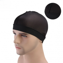 Fashion Men Silky Wave Cap with Elastic Band Silky Durag Bandanas Spandex Dome Cap For Men hair accessories