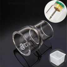 #12 Clear Glass Cup Welding Stubby Gas Lens Heat Resistant Cup For Tig WP9 WP17 WP18 WP20 WP26 Torch Welding Accessories