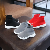 Autumn Summer Kids Sneakers Children Casual Shoes Slip-on Breathable Kids Socks Shoes Non-slip Snow Boots Boys Girls Sport Shoes